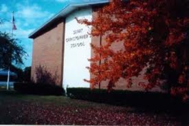 fist day at St. Christopher school