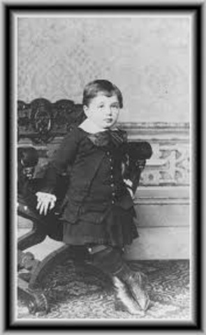 Einstein was born March 14, 1879 in Ulm, Germany, being the firstborn child of Herman and Pauline Einstein.