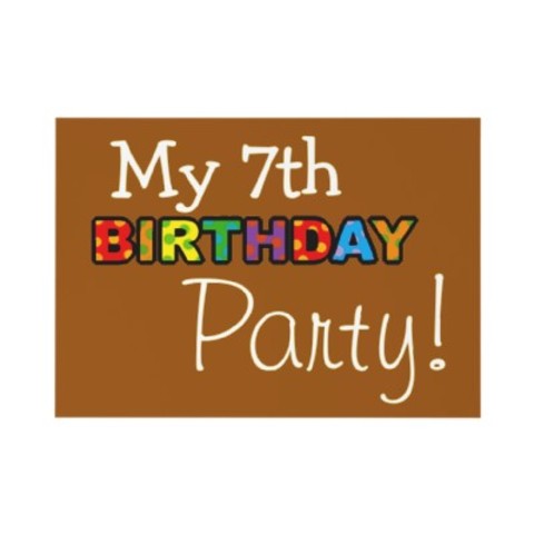 Mi 7 cumpleanos.
