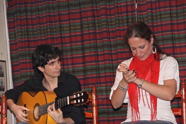 Actuacion junto a Maite Olivares y alummos conservatorio.