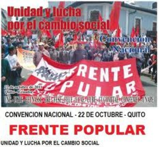 El Frente Popular y radicalización política