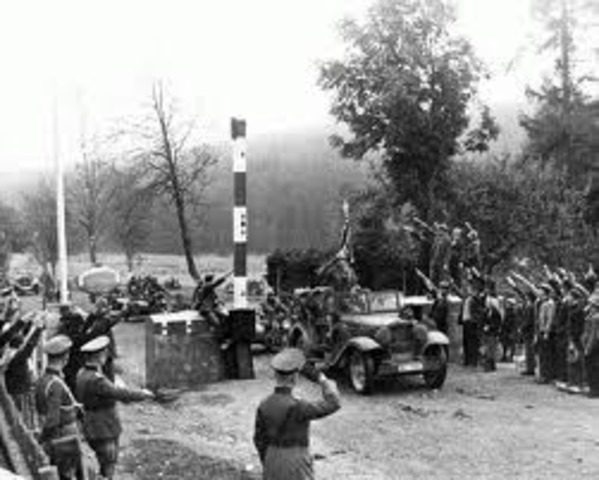 Capture of Sudetenland