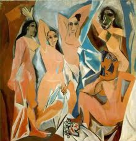 Picasso starts painting Cubism