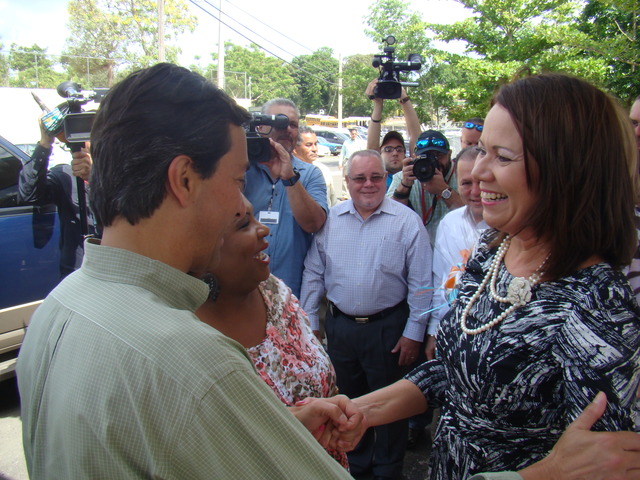 Llegada del gobernador