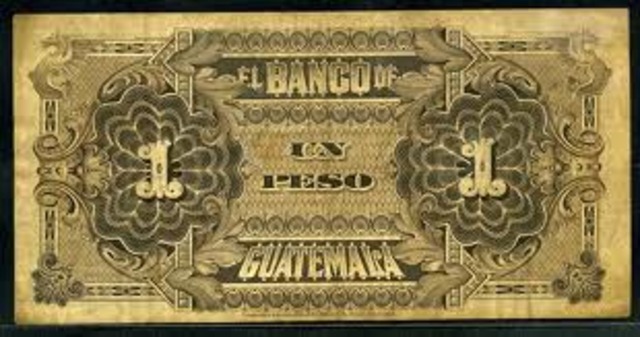 Entra en circulación el peso guatemalteco