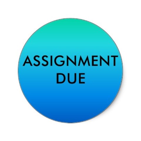 First Week of class.