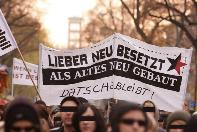 Demo: Freiräume statt Schlossträume!