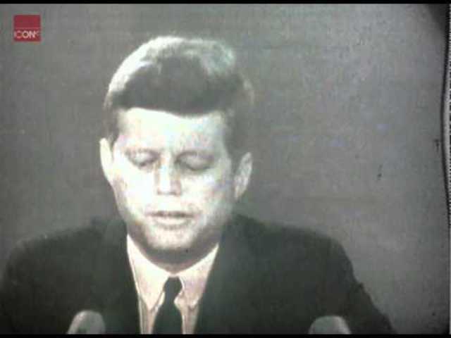 President Kennedy Notifies the Public