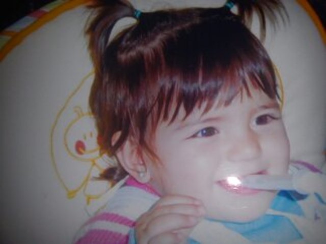 de pequeña estaba muchas veces malita