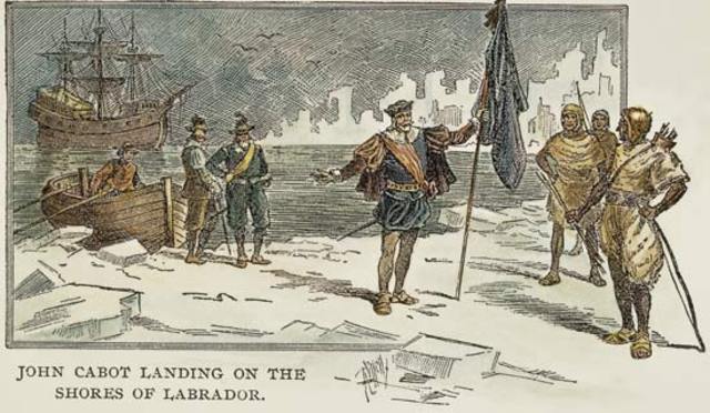 John Cabot rend au Nouveau Territoire