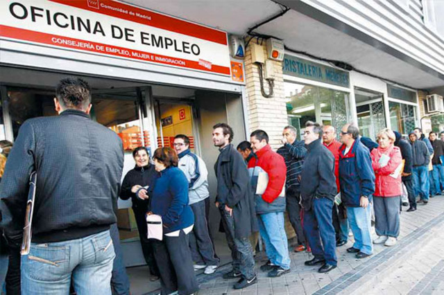 Crisis de desempleo en España