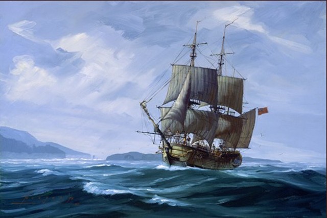 Captain George Vancouver commence un voyage