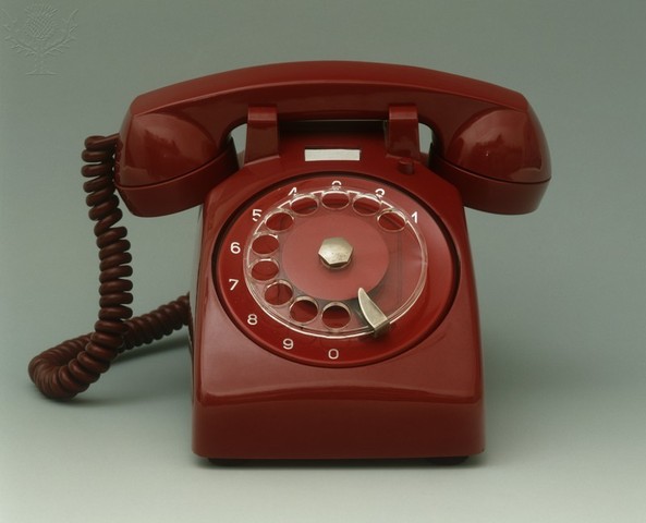 grandpa got his first home phone