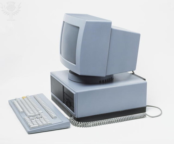 dad got a computer at home