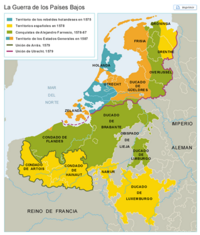 ESPAÑA RECONOCE LA INDEPENDENCIA DE LOS PAÍSES BAJOS