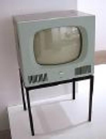 The First Broadcast of Color Television is Shown