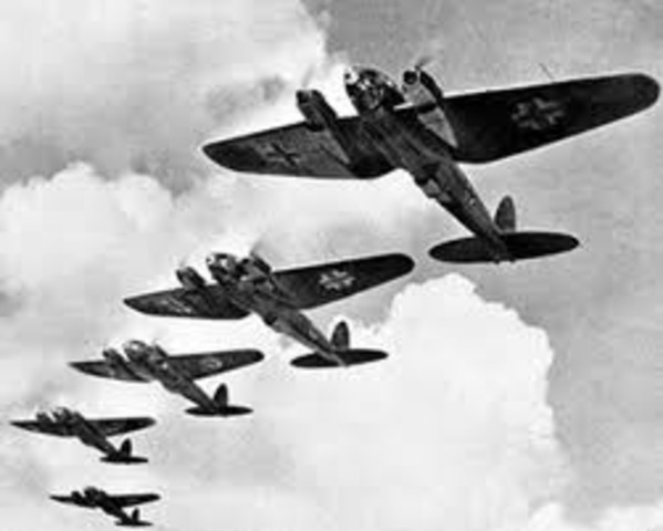 Gran Bretaña es atacada desde el aire por Alemania.