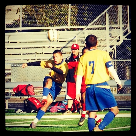 Scored my first varsity soccer goal