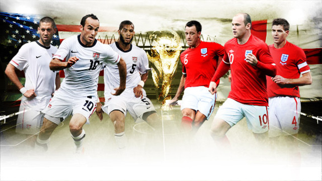 USA ties Enlgand in the FIFA World Cup in South Africa