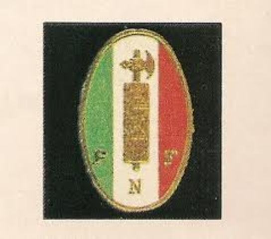 Creación del Partido Fascista Italiano