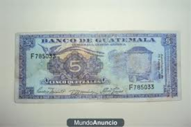 Primeros Billetes Guatemaltecos