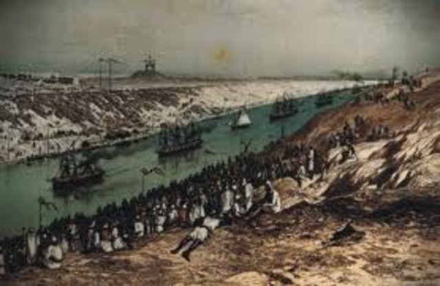 Apertura del canal de suez