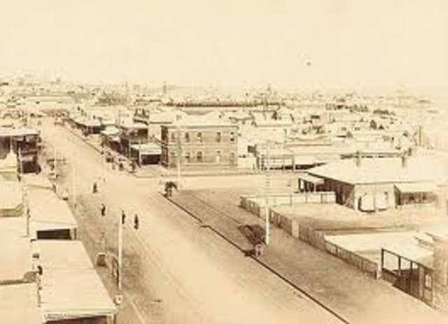 •Bayley and Ford discover large gold deposits at Coolgardie in WA.