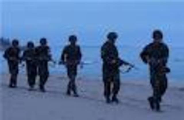 US troops  enter Korea