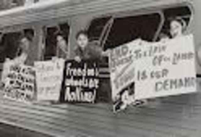 Freedom Riders go to south