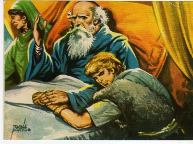 Jacob reb la benedicció del seu pare