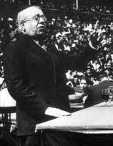 Nombramiento de Manuel Azaña como presidente de la Republica