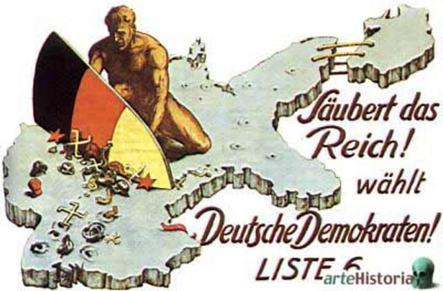Comienzo de la nueva Constitución de la República de Weimar.
