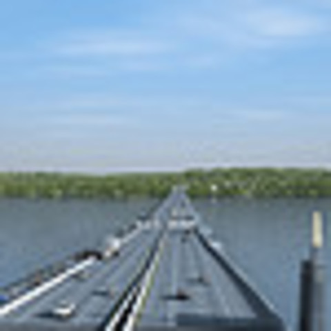 Homer M. Hadley memorial bridge dedicated to Homer M. Hadley