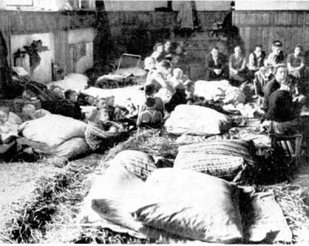 Los alemanes ocupan los Sudetes (Chequia)