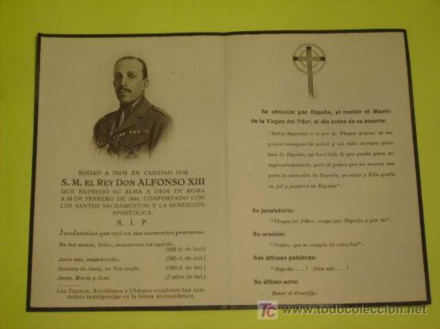Muerte de Alfonso XIII