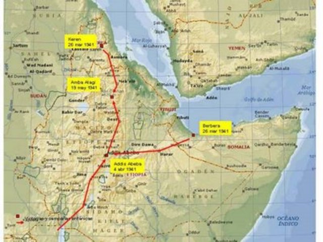 Italia invadió Abisinia