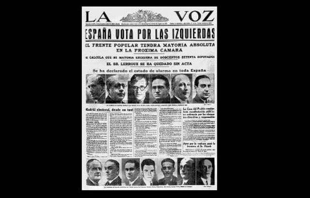 Triunfo de la agrupación de izquierdas