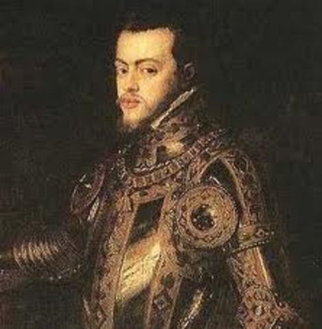 FELIPE II ACCEDE AL TRONO DE ESPAÑA
