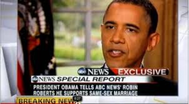 obama and gay marriege