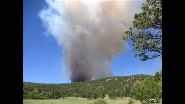 6 a.m. -  Fire is first spotted in Larimer County