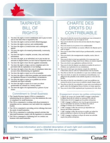 Tax Payer Bill of Rights