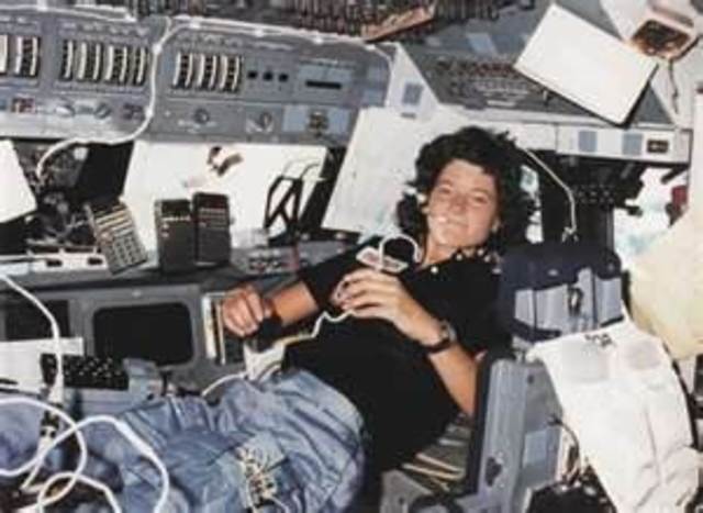 Sally K. Ride is the first U.S. woman to travel in space, on Challenger