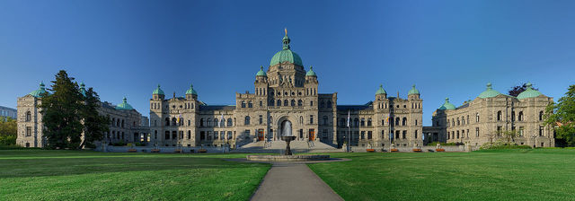 Victoria, a été nommée capitale de la Colombie-Britannique.