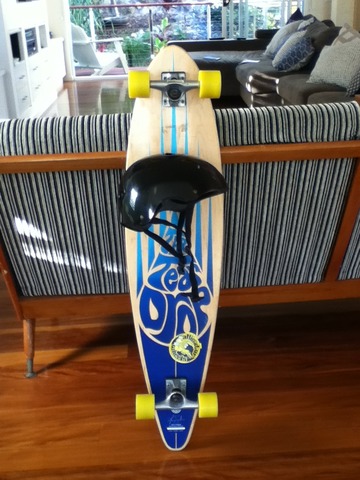 skate boarding down the steepest hill in nossa