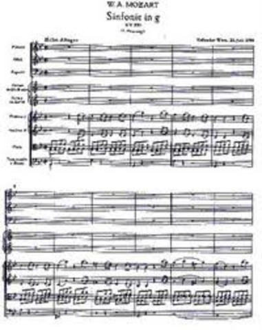 Sinfonía No. 40 en Sol menor