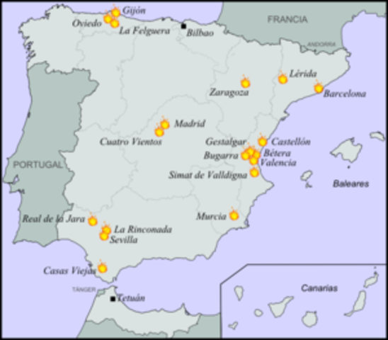 Táctica revolucionaria en Valencia y Andalucía.