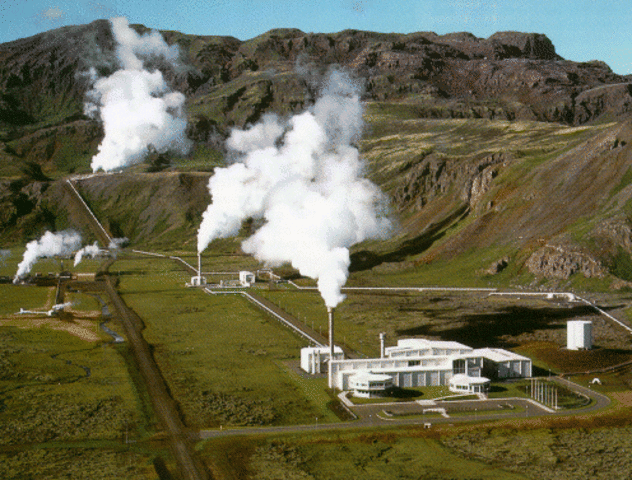 First geothermal plant