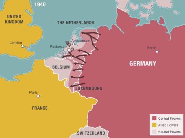 Geramny Invades Netherlands, Belgium and France