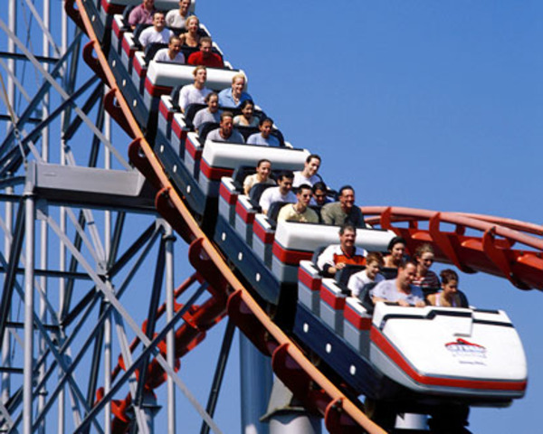 hte first time I went on a rollercoster