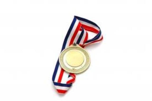 First Gold Medal Won